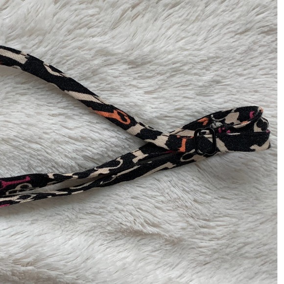 Divided by H&M Black with Key Print Rayon Dress Size 12 - Picture 7 of 8